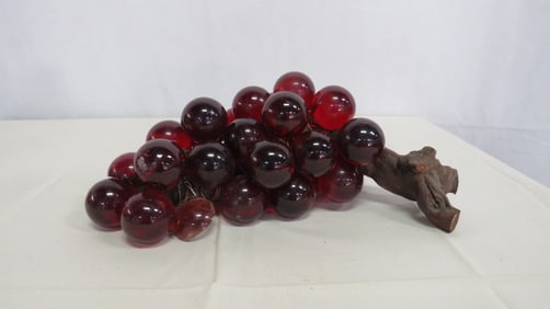 Vintage Large Cluster of MCM Lucite Grapes