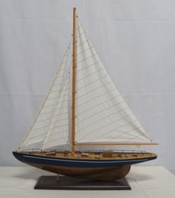 Wooden Model Sail Boat