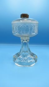 1870s Bryce Walker & Co Palmette Oil Lamp