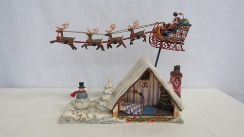 Jim Shore Dreams Fly Heartwood Creek Santa