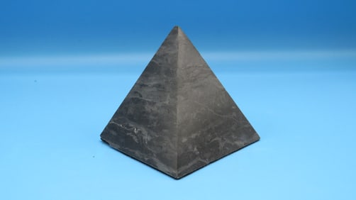 Polished Marble Pyramid Paperweight