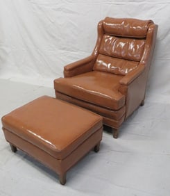 Mid Century Modern Lounge Chair and Ottoman