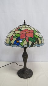 Vintage Stained Glass Lamp