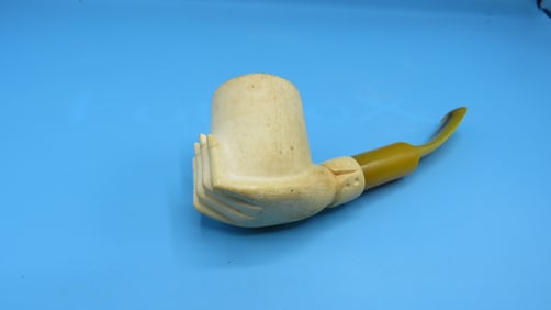 Meerschaum Carved Hand Classic Pipe