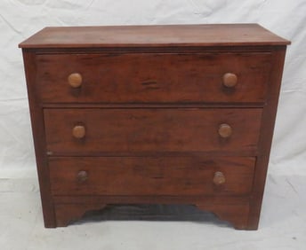 Antique 19th C. Cherry Chest of Drawers