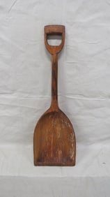 Antique Hand Hewn Wooden Grain Shovel
