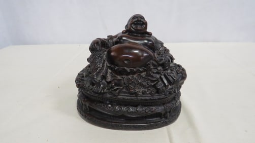 Chinese Laughing Seated Buddha Statue