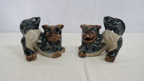 Pr Japanese Shishi Temple Guardian Foo Dogs