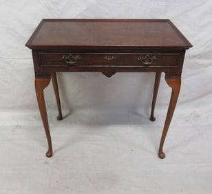 Vintage Burled Walnut Tea Table
