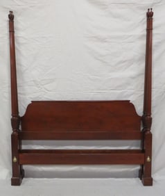 Baker Traditional Georgian Mahogany Queen Bed