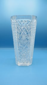 Vintage Irish Crystal Sculpted Vase
