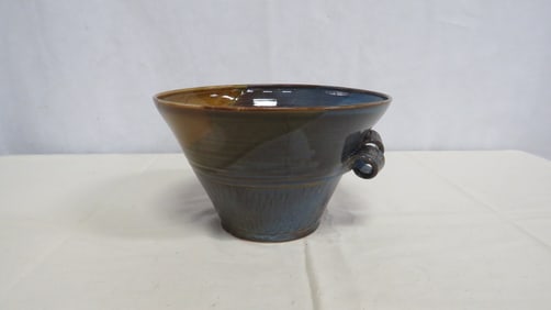 Studio Art Pottery Signed Bowl
