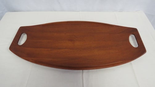 Quistgaard MCM Dansk Surfboard Teak Serving Tray