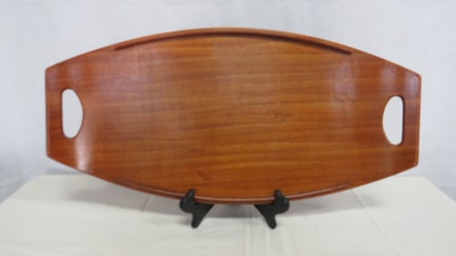Quistgaard MCM Dansk Surfboard Teak Serving Tray