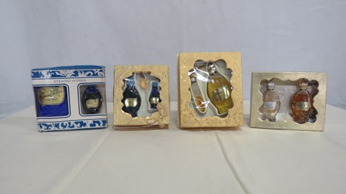 4 Vintage Evening in Paris Perfume Boxed Sets