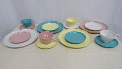 MCM Florence Pastel Prolon Melmac Dinnerware Set
