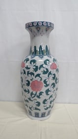 Vintage Oriental Porcelain Floor Vase