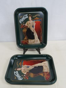 5 Coca Cola 75th Anniversary Trays