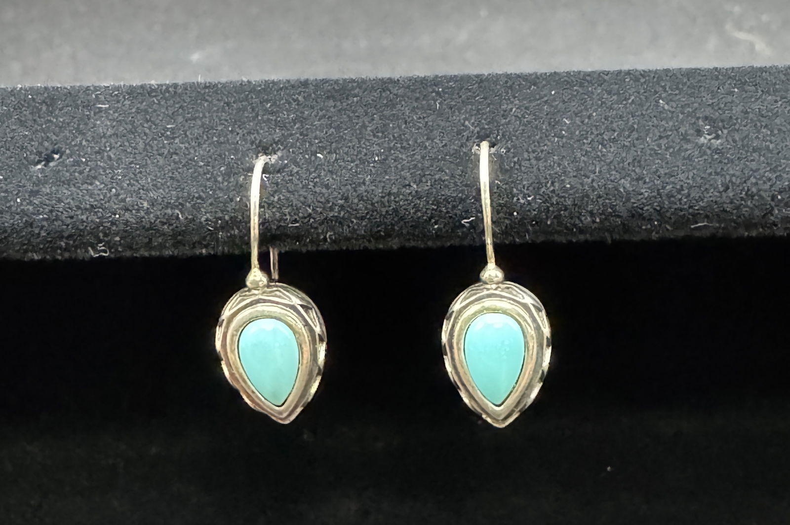 Sterling Silver Turquoise Earrings (1 of 1)