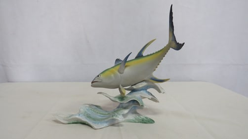 Vintage Boehm Porcelain Yellow Fin Tuna LE # 41