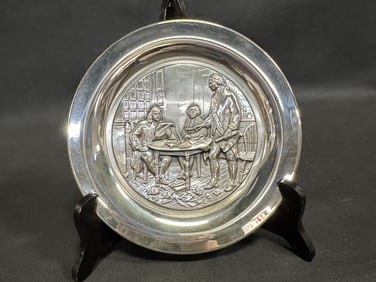 Sterling Silver Wittnauer Collectors Guild Plate