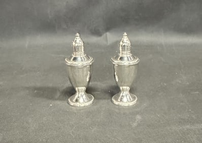 Pair of Sterling Silver Salt & Pepper Shakers