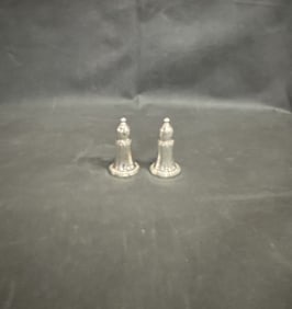 Pair of Sterling Silver Salt & Pepper Shakers
