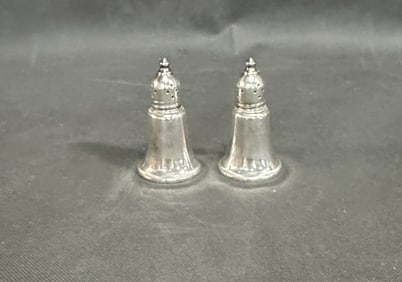 Pair of Sterling Silver Salt & Pepper Shakers