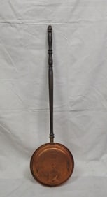 Vintage Solid Copper Bed Warmer