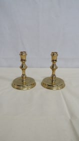 Virginia Metalcrafters CW 6-20 Brass Candlesticks