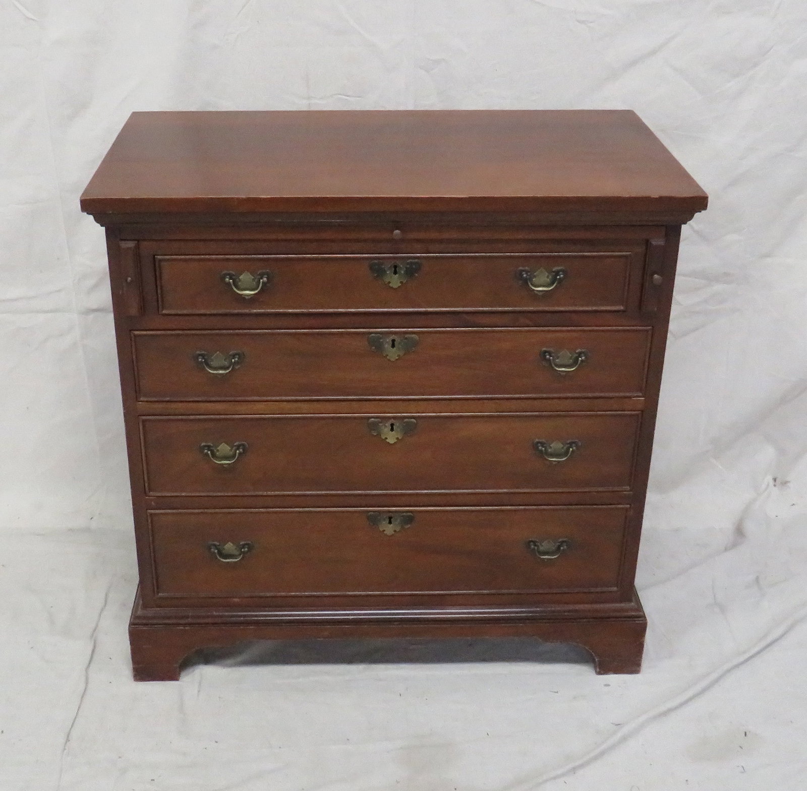 Vintage Craftique Mary Washington Serving Chest: Vintage Craftique Mary Washington Serving Chest in good condition, Dovetailed Drawers, Pull Out Surface, Bracket Feet, 32''H x 32''W x 17''D