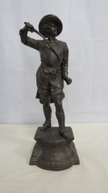 Cavalier Don Caesar French Spelter Sculpture