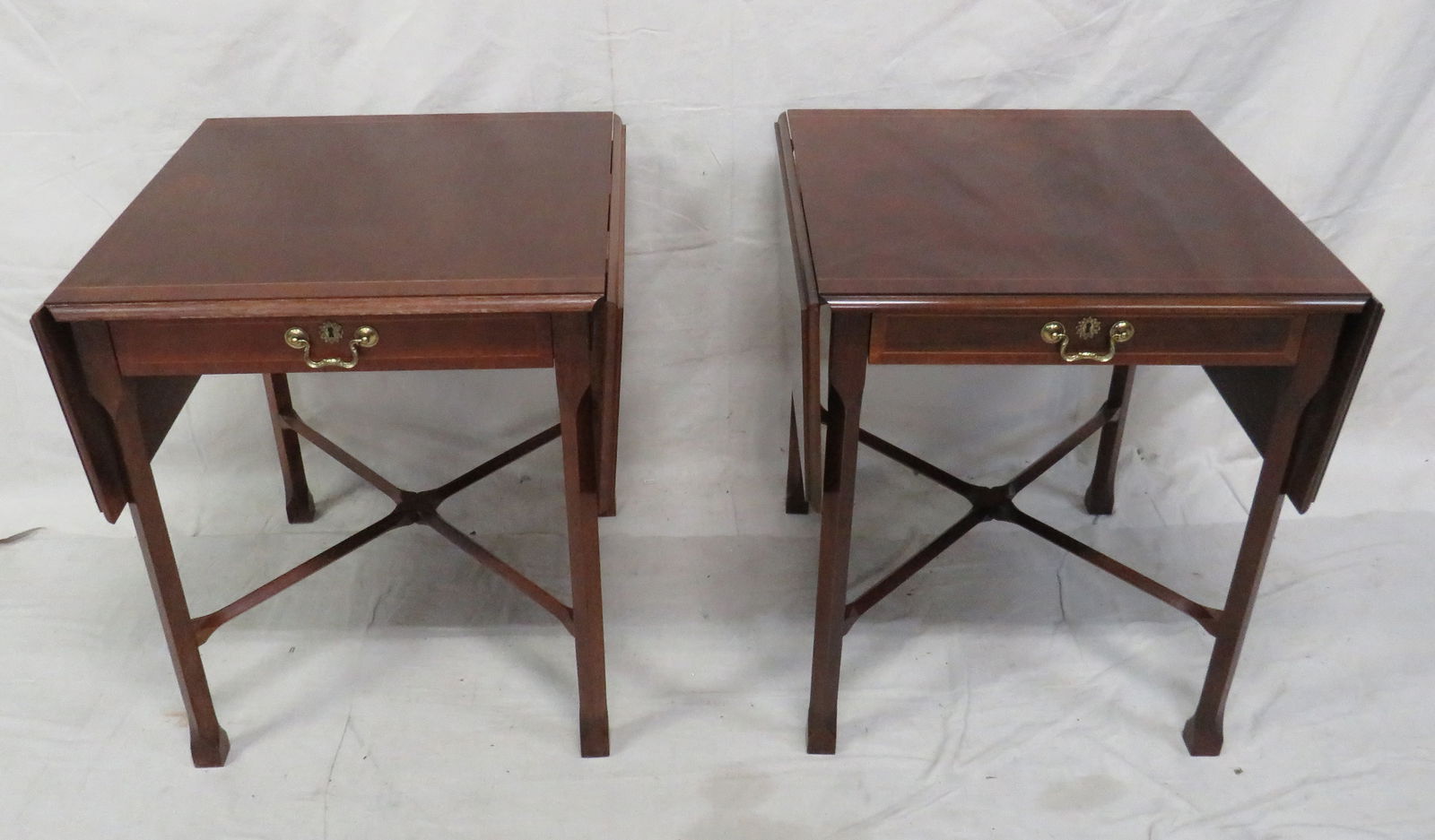 Pair of Vintage Baker Pembroke Tables (1 of 6)