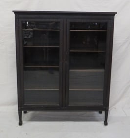 Antique Two Door Mahogany Bookcase