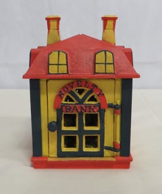 Vintage Cast Iron Mechanical Novelty Bank