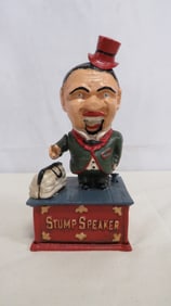 Vintage Cast Iron Mechanical Stump Speaker Bank