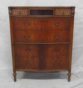 Antique Neoclassical Walnut Chest of Drawers