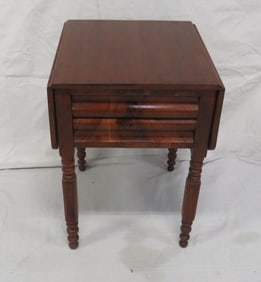 19th C. Mahogany American Sheraton Pembroke Table