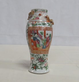 Chinese Republic Famile Rose Vase