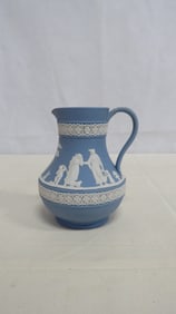 Wedgwood Blue Jasperware Pitcher