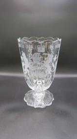 Thomas Goode Crystal Silver Jubilee Vase 1 of 25