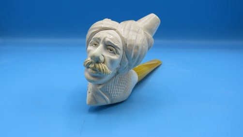 Meerschaum Carved Turkish Sultan Pipe