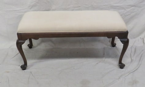 Vintage Queen Anne Bench
