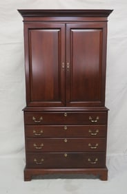 Vintage Link Taylor Mahogany Linen Press