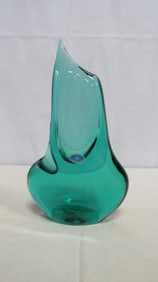 Mid Century Modern Zelezny Brod Sklo Czech Vase