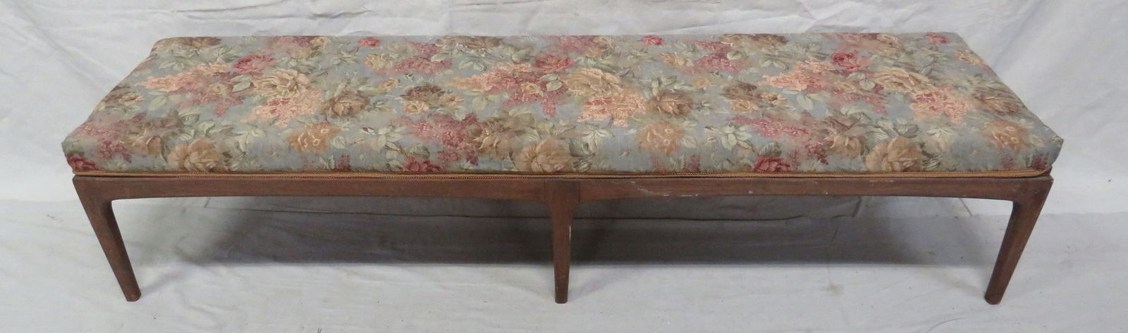 Lane Mid Century Modern Large Bench: Lane Mid Century Modern Large Bench in as found condition, needs some refurbishing, 15''H x 71''W x 19''D