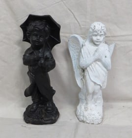 2 Garden Statues
