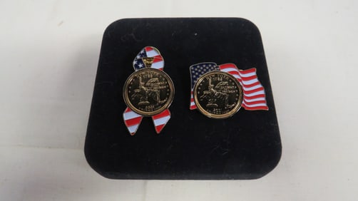 Gold Plated New York State Quarter Commemorative