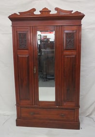 Antique English Edwardian Armoire