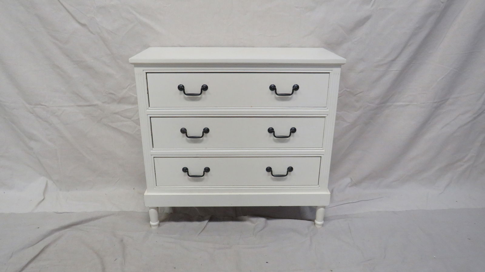 Three Drawer Modern Chest: 'Three Drawer Modern Chest in good condition, 30''H x 31.5''W x 14''D